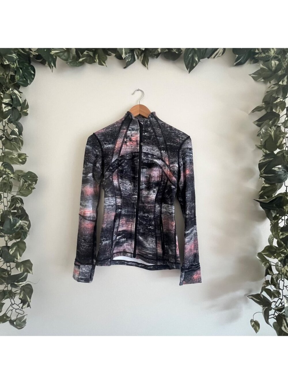 Lululemon Athletic Define Jacket Luon Azurite Poppy Multi Women’s Size 6